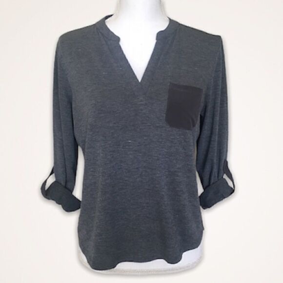 prAna Long Sleeve Two Tones Top - Picture 1 of 8